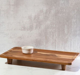 Acacia Wood Board with Feet