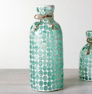 Blue Mosaic Jar