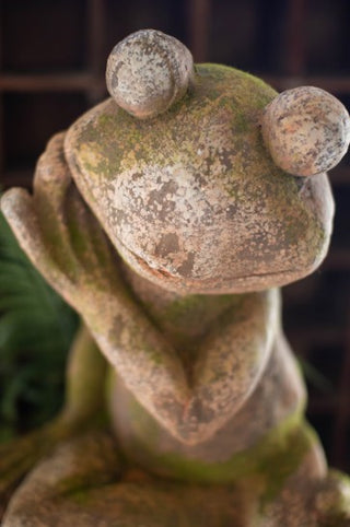 Faux Concrete Frog -Lrge