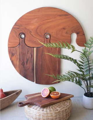 Hanging Acacia Wood Cutting Boards