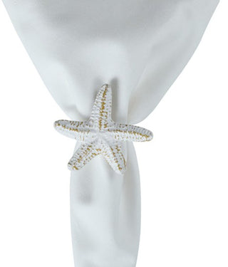 Starfish Metal Napkin Ring (Set of 4 )
