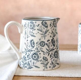 Blue Primrose Pattern Pitcher