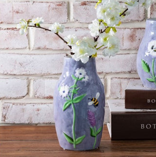 Summer Floral Vase - 8.5"