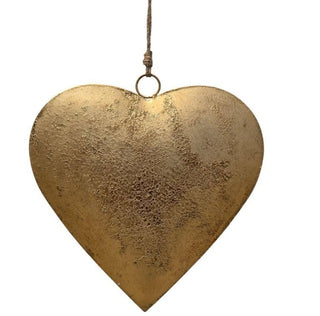 Rustic Gold Hearts (Set of 3)