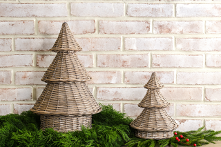 Willow Christmas Trees  (Set of 2)