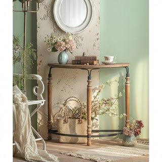 Vintage Iron & Wood Table