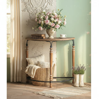 Vintage Iron & Wood Table