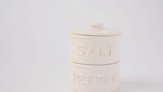 Stacked Salt & Pepper Cellar