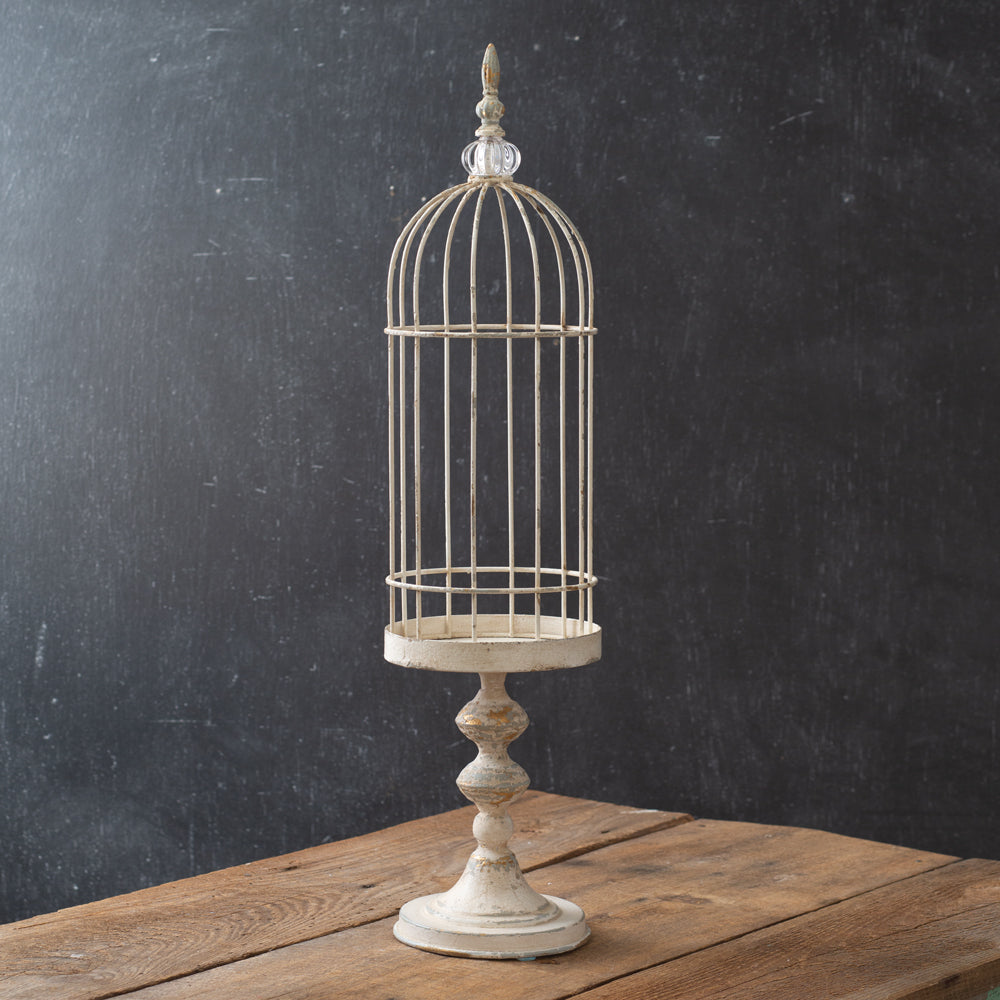 Wire Cloche with Stand - River Chic Designs