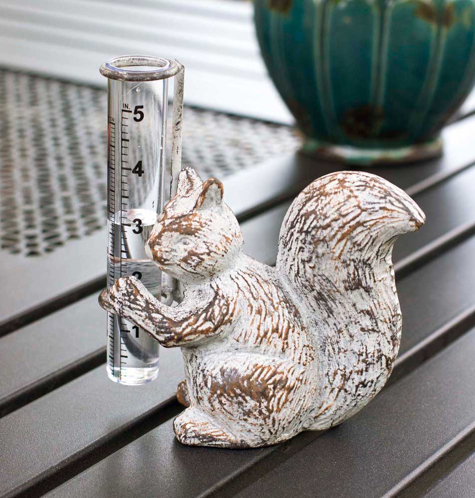 Squirrel Rain Gauge - River Chic Designs