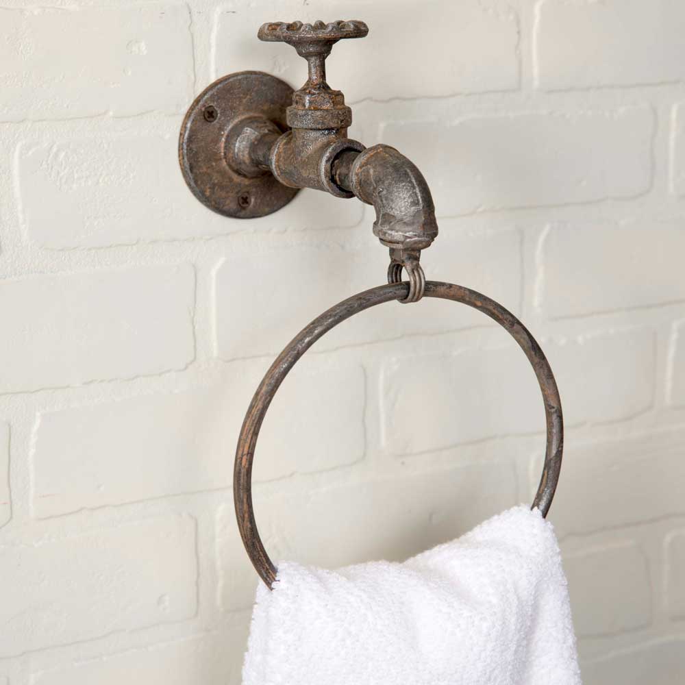 Water Spigot Towel Ring - River Chic Designs