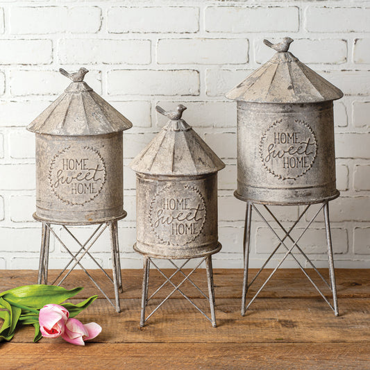 Set of Three Silo Containers - River Chic Designs