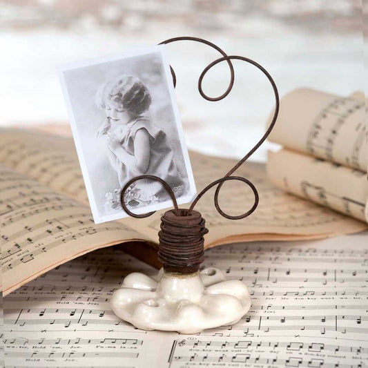 Vintage Drawer Pull Photo Holder - River Chic Designs