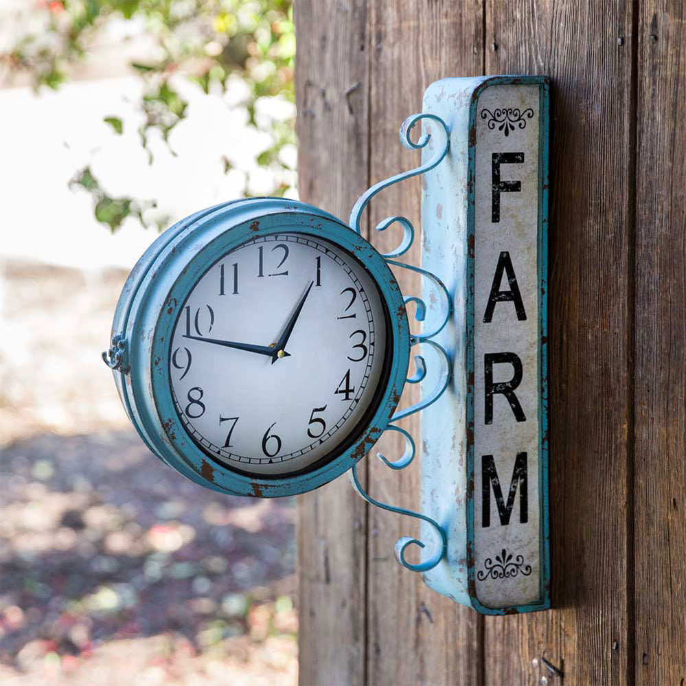 Farm Station Clock - River Chic Designs