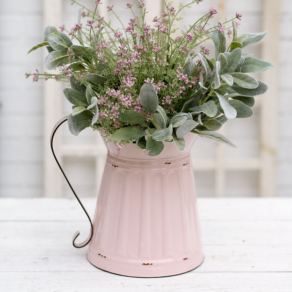 Wide Mouth Pink Pitcher – River Chic Designs