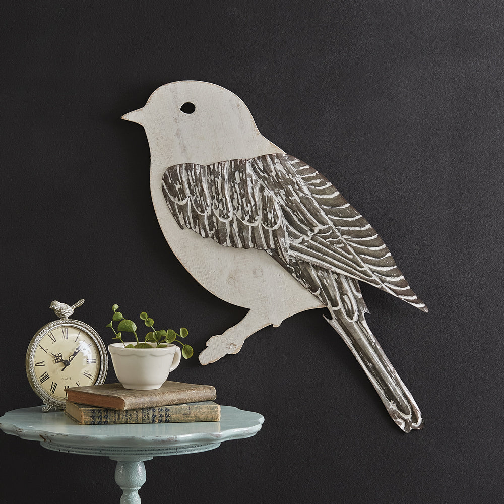 White Sparrow Wall Decor - River Chic Designs