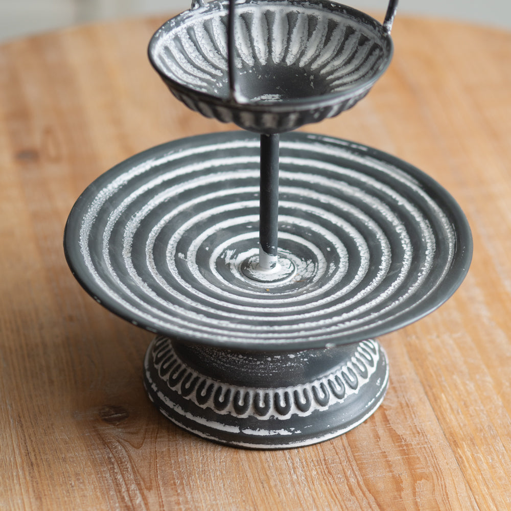 Larkspur Two-Tier Tray - River Chic Designs
