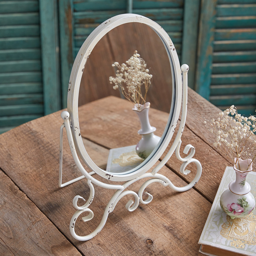 Kinsley Oval Tabletop Mirror - River Chic Designs