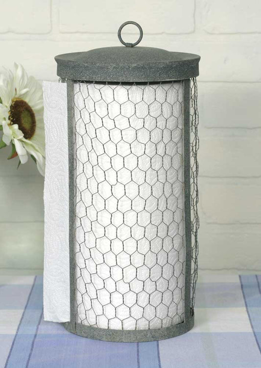 Chicken Wire Paper Towel Holder - River Chic Designs