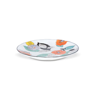 Poppy Garden Stoneware Salad Plate