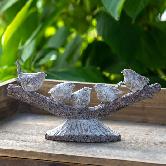 Garden Birds on Branch