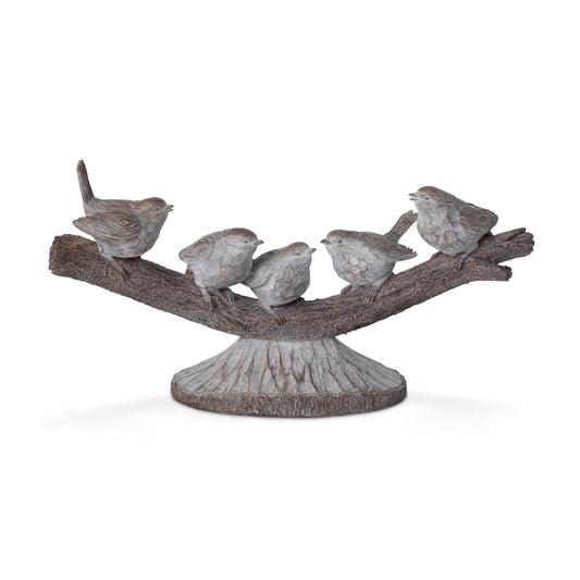 Garden Birds on Branch