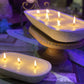 River Chic Candles - 6 Wick Indy Dough Bowl Candle - Whitewash - River Chic Designs