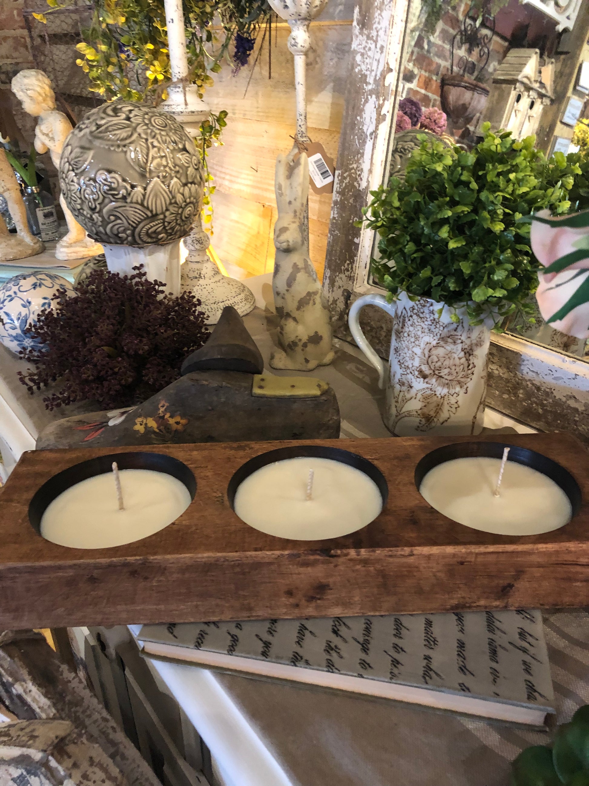 River Chic Candles - 3 Hole Cheese Mold Candle - Brown - River Chic Designs