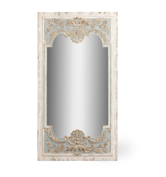 Park Hill Coquille Carved Wood Mirror